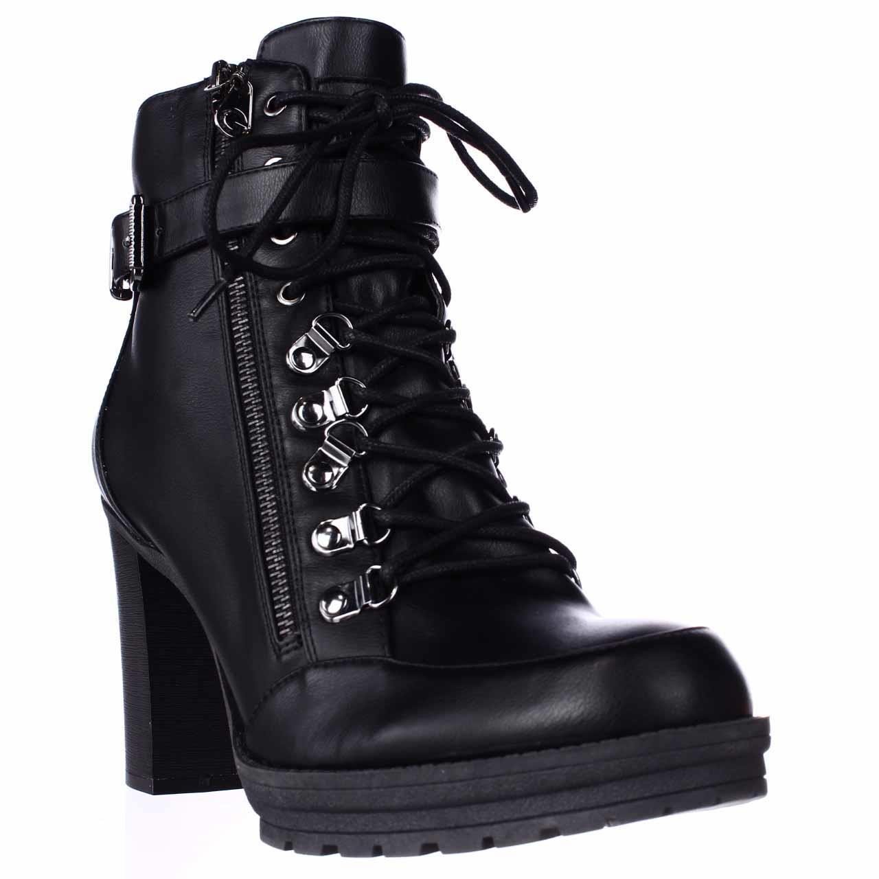 G by Guess Womens Grazzy Round Toe Mid-Calf Combat Boots | eBay