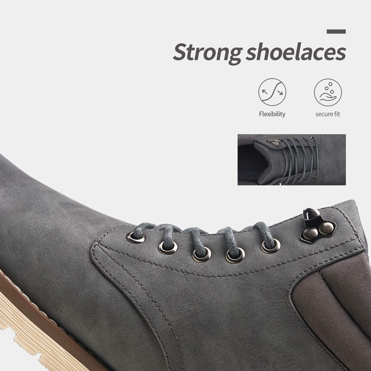 vostey men's hiking boots waterproof casual chukka boot for men