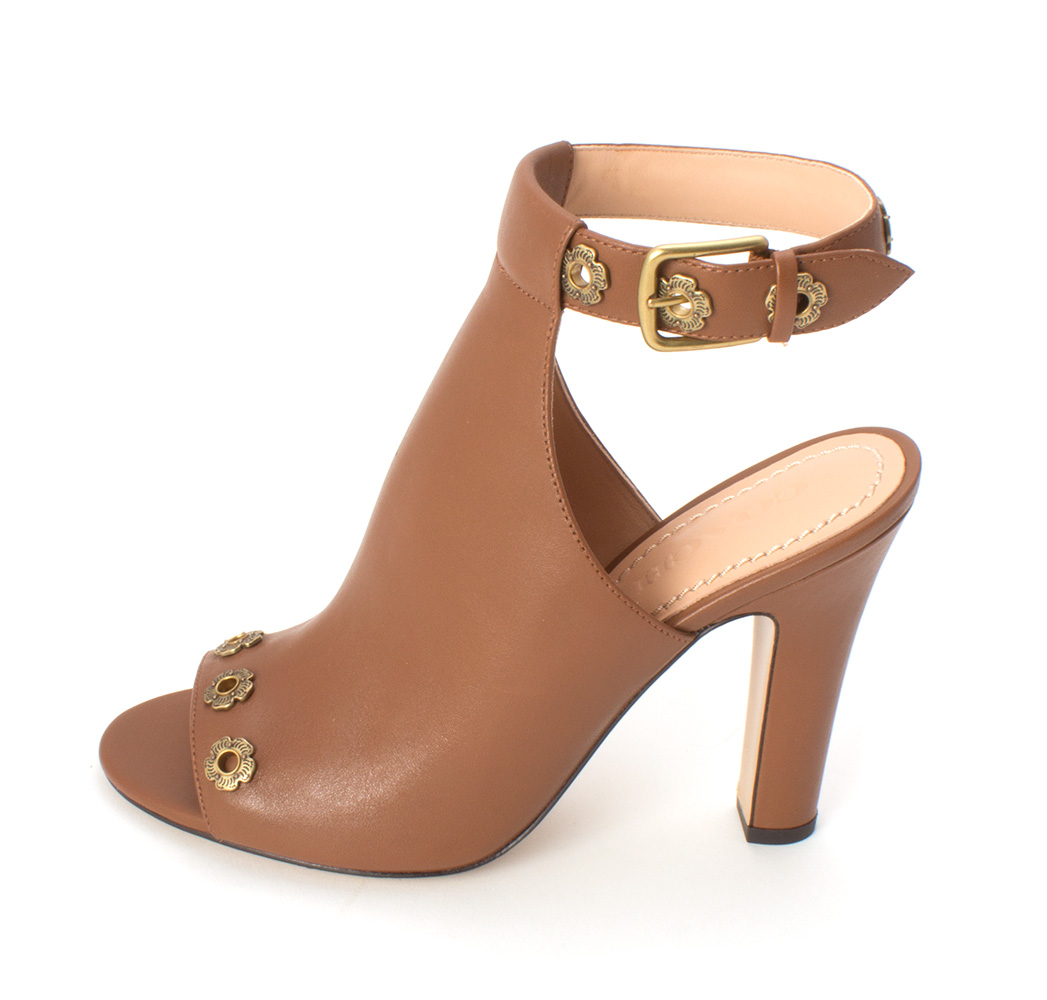 Coach Womens Eddison Open Toe Casual Slingback Sandals, Lion, Size 10.0