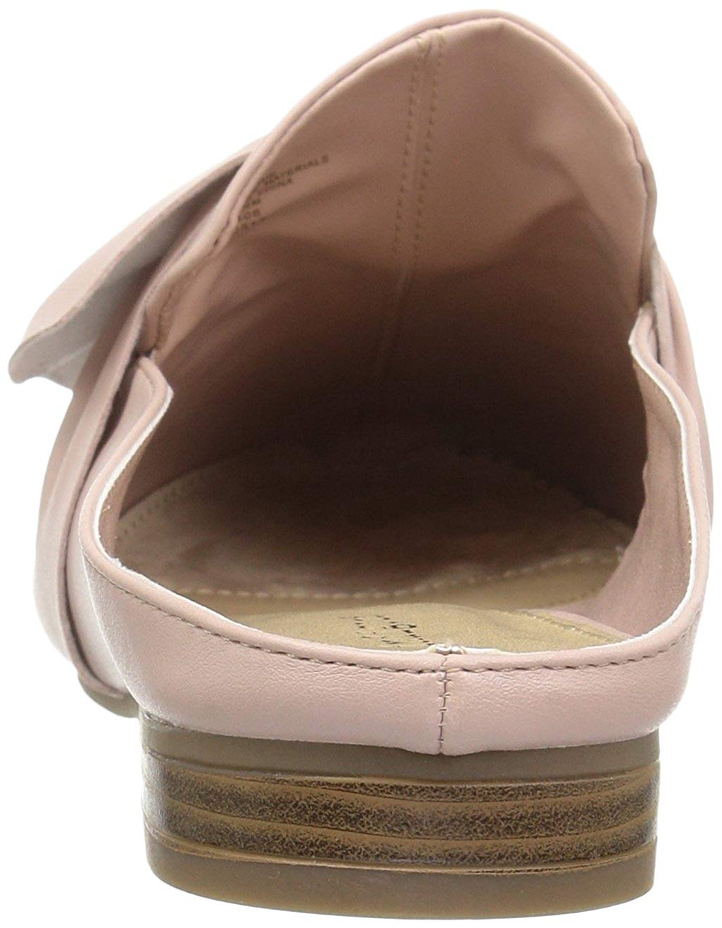 leather square toe mules