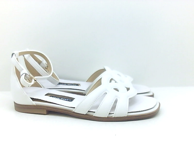 Nine West Women's Shoes Flat Sandals, White, Size 5.0 | eBay
