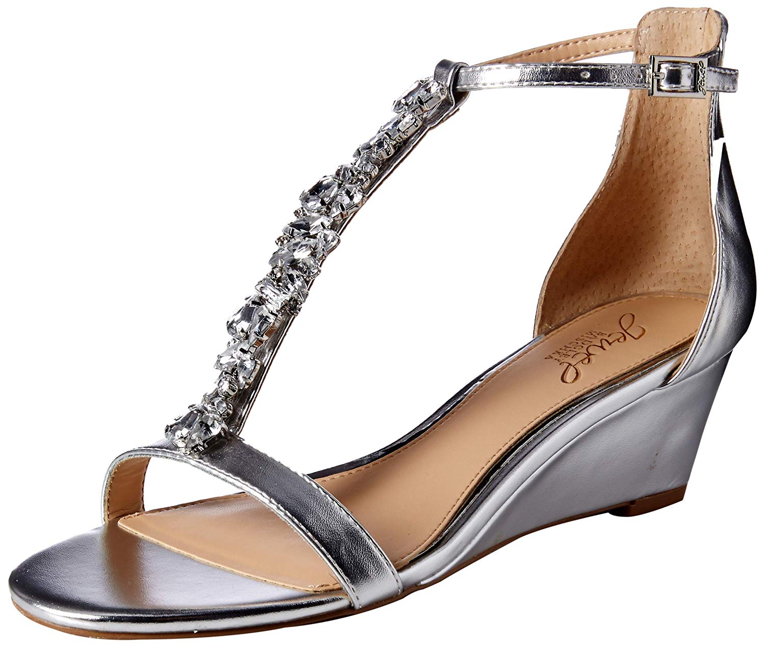 badgley mischka wedge heels