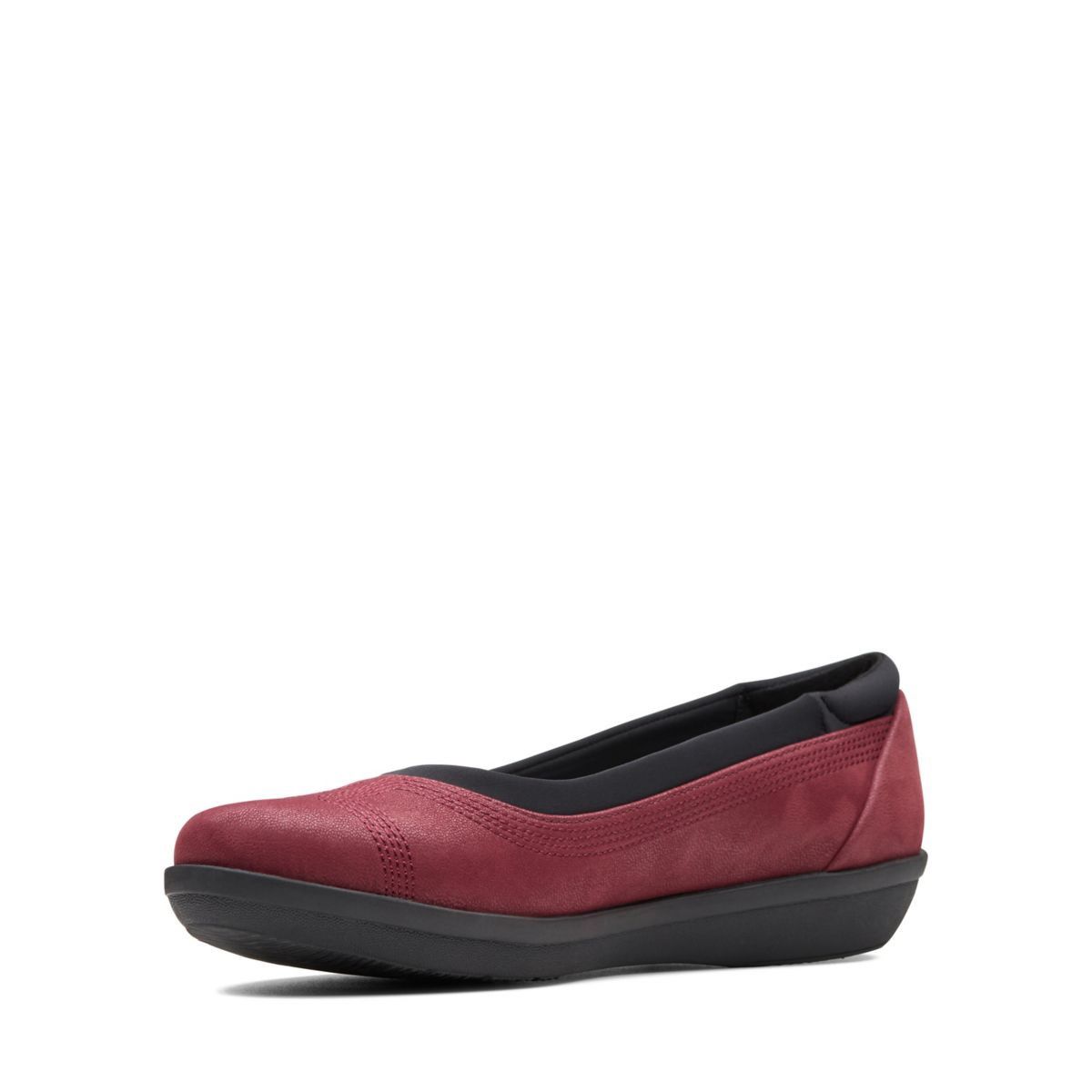 Clarks Womens Ayla Pure Closed Toe Loafers, Burgundy Intrest, Size 8.0 ...