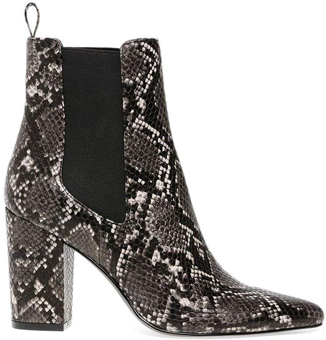 steve madden snakeskin combat boots