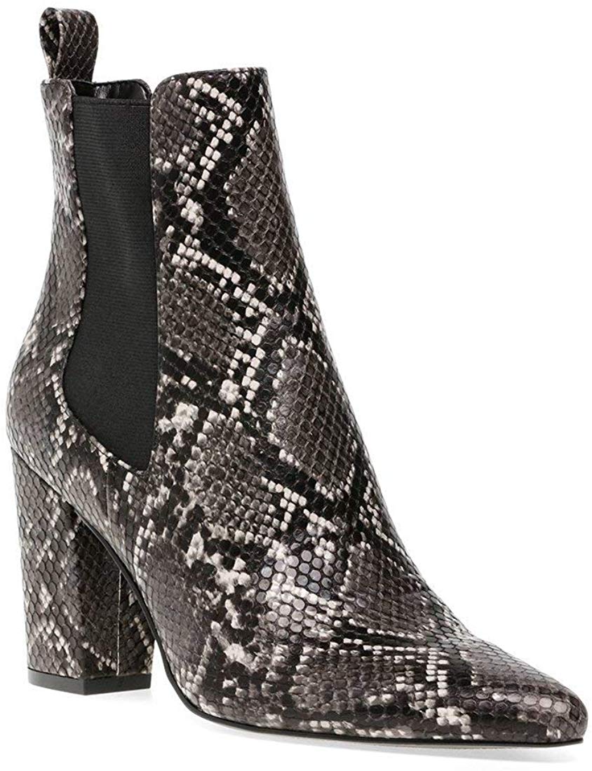 steve madden snakeskin combat boots