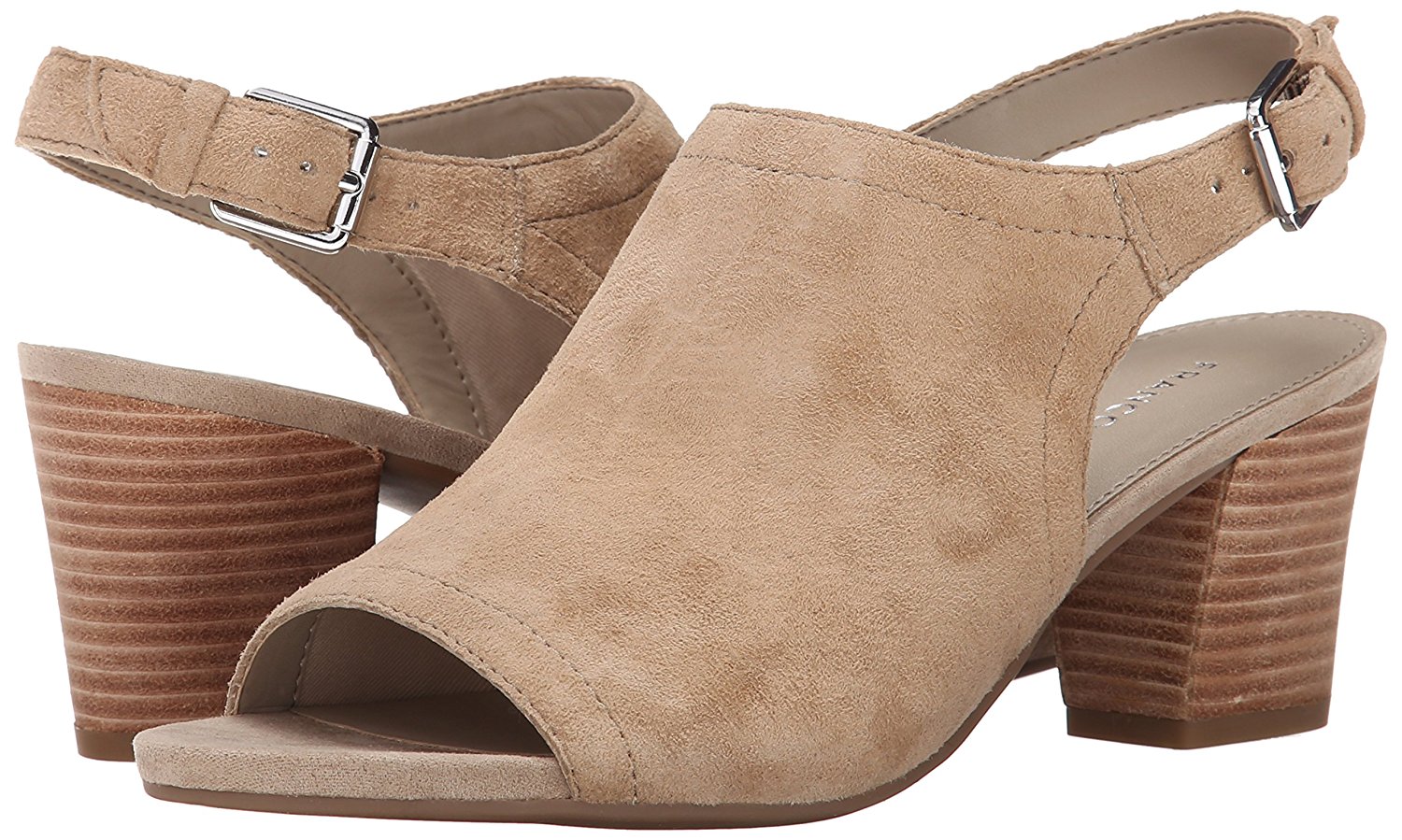 Franco Sarto Womens Monaco Leather Open Toe Casual Mule Sandals Taupe Size 60 Franco Sarto Womens Monaco Leather Open Toe Casual Mule Sandals Taupe Size 60