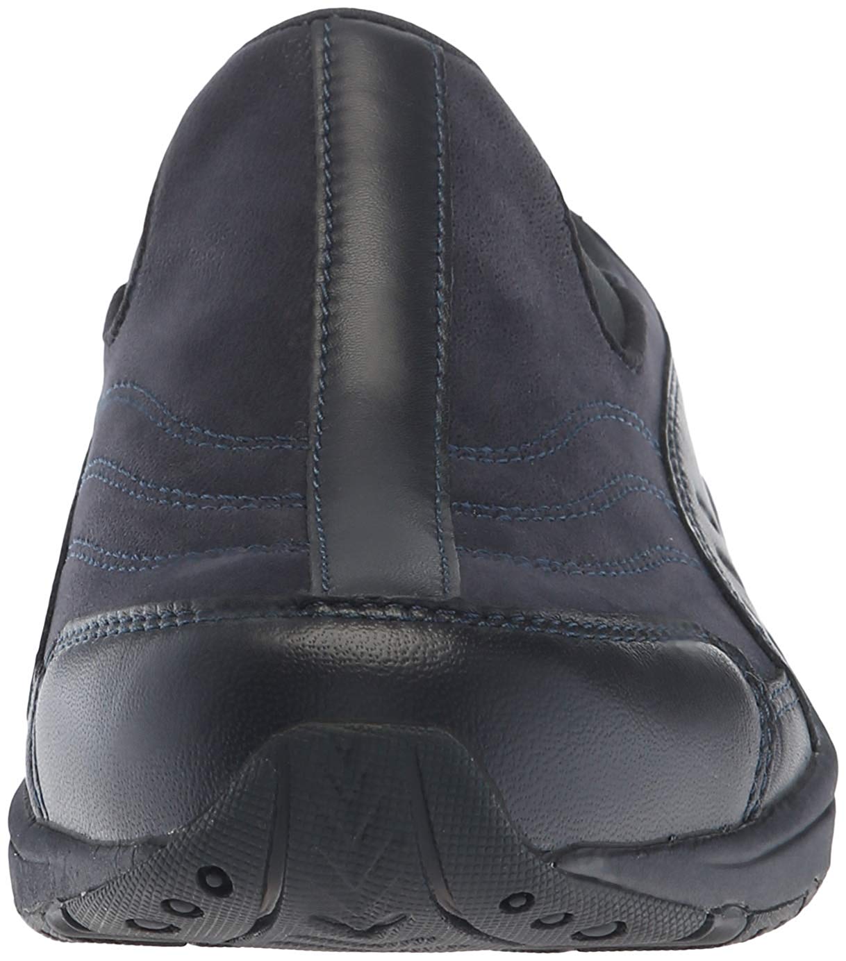 Easy Spirit Womens Traveltime234 Leather Closed Toe Mules, Navy, Size