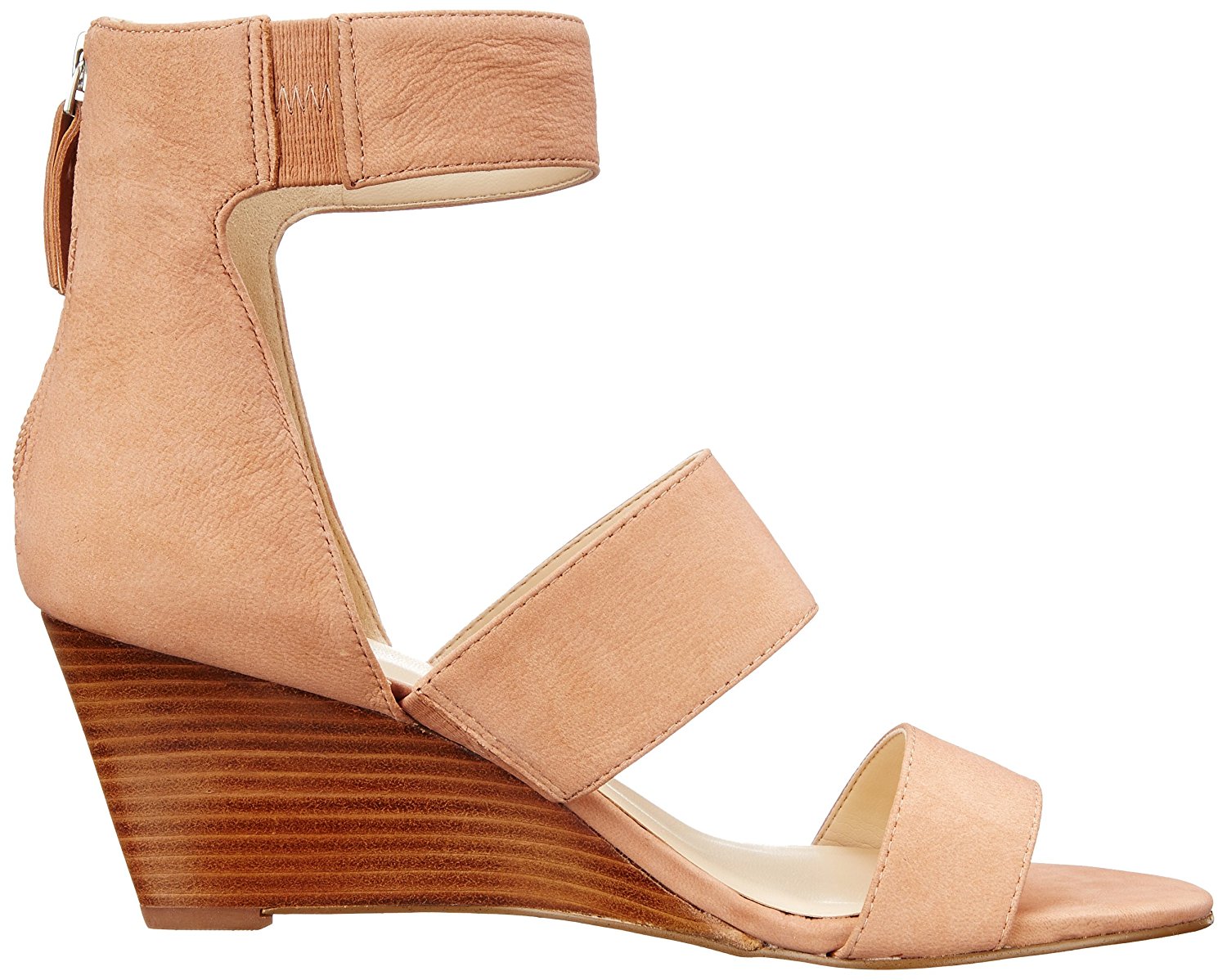 Nine West Womens Risktaker Leather Open Toe Casual Platform Natural Size 55 x Nine West Womens Risktaker Leather Open Toe Casual Platform Natural Size 55 x