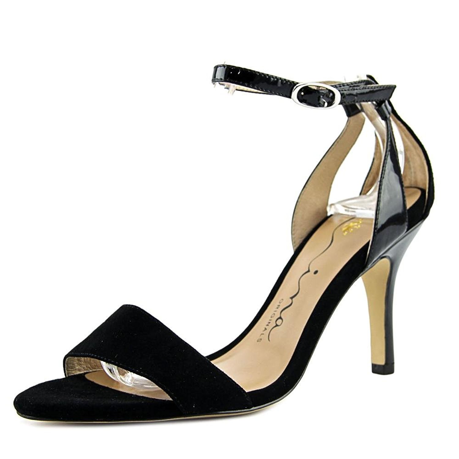 Nina Womens vondra Open Toe Casual Ankle Strap Sandals Black Size 95 Nina Womens vondra Open Toe Casual Ankle Strap Sandals Black Size 95