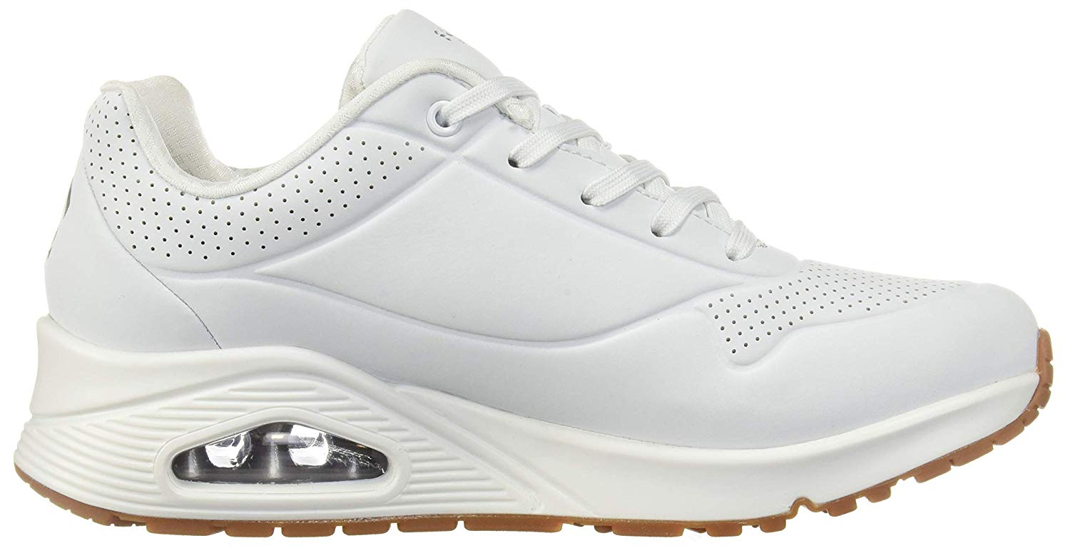 skechers uno stand on air white