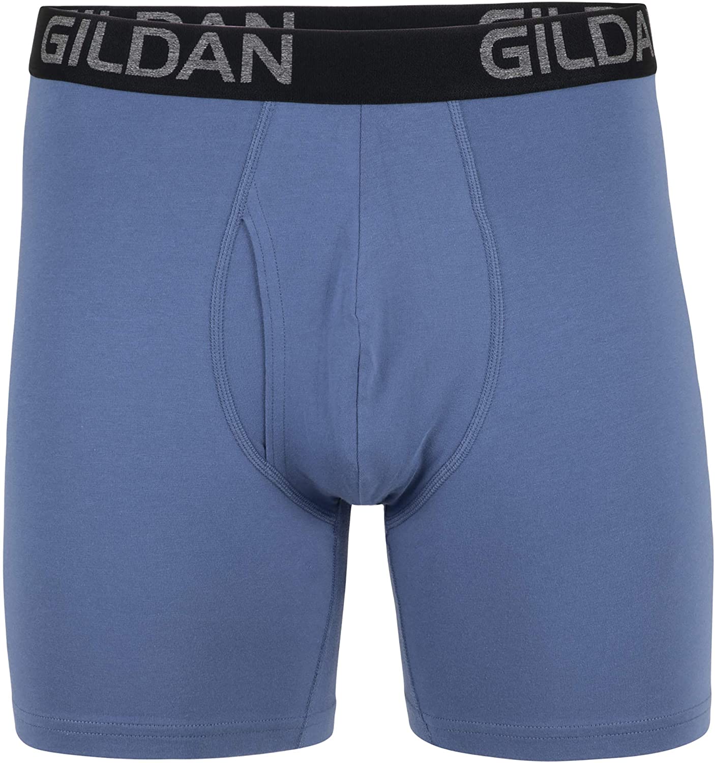 Gildan Mens Cotton Stretch Regular Leg Boxer Brief
