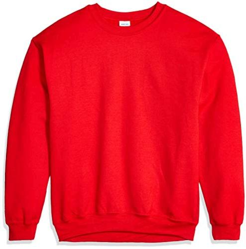 Gildan Men's Fleece Crewneck Sweatshirt, Red Small, Red, Size Small ...