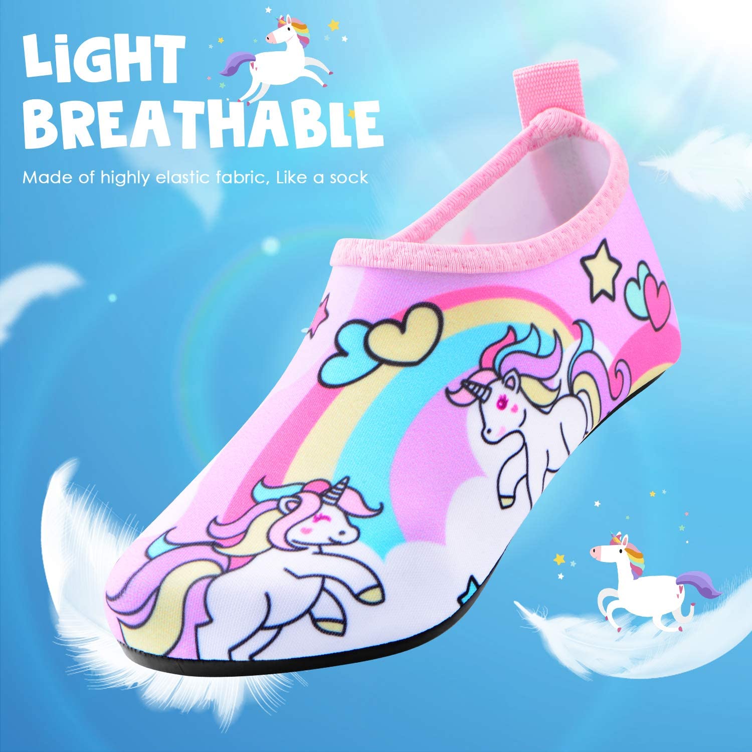 Sunnywoo Water Shoes for Kids Girls Boys，Toddler Kids