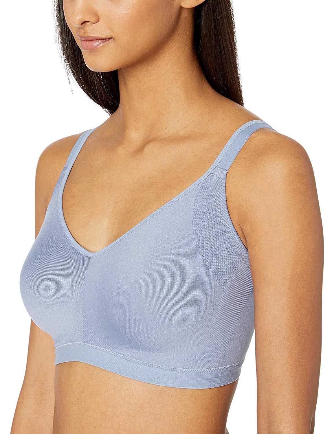 Warner S Women S Easy Does It No Bulge Wire Free Bra Toasted Blue Size Small Ebay