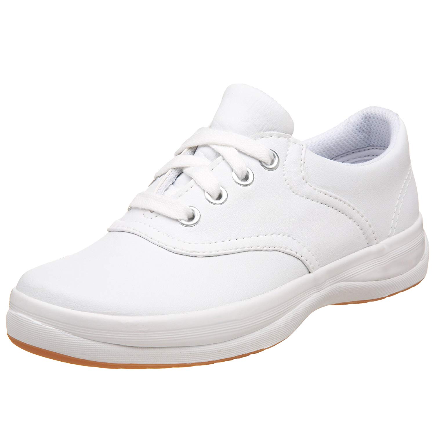 Keds Boys school days 11 Leather Low Top Lace Up, White, Size Big Kid 5 ...