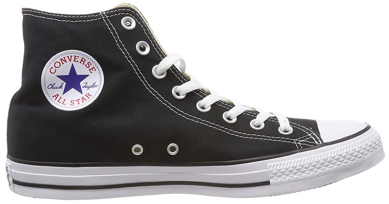 Converse Womens All Star High Canvas Hight Top Lace Up Fashion, Black ...