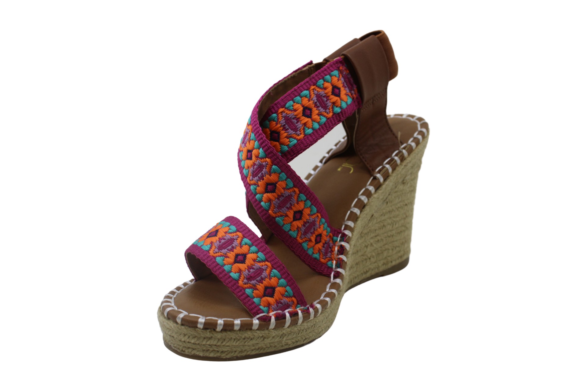 multicolor espadrille sandals
