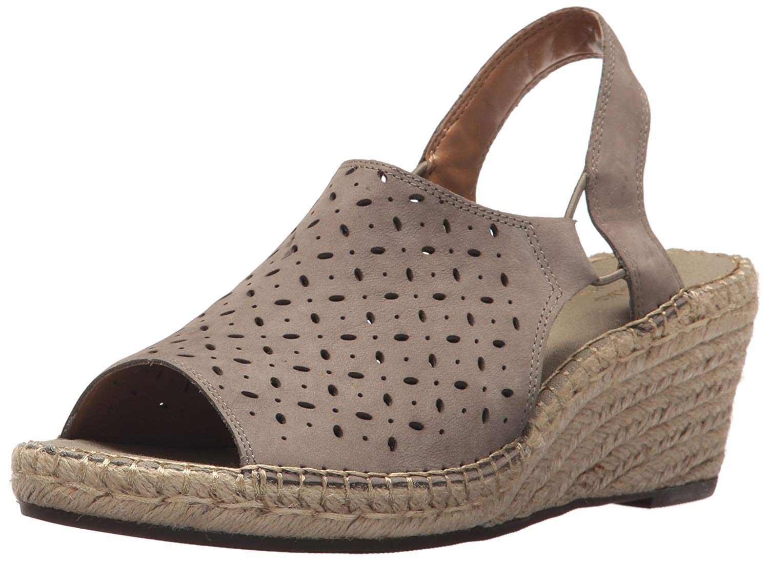 clarks artisan leather espadrille wedge sandals