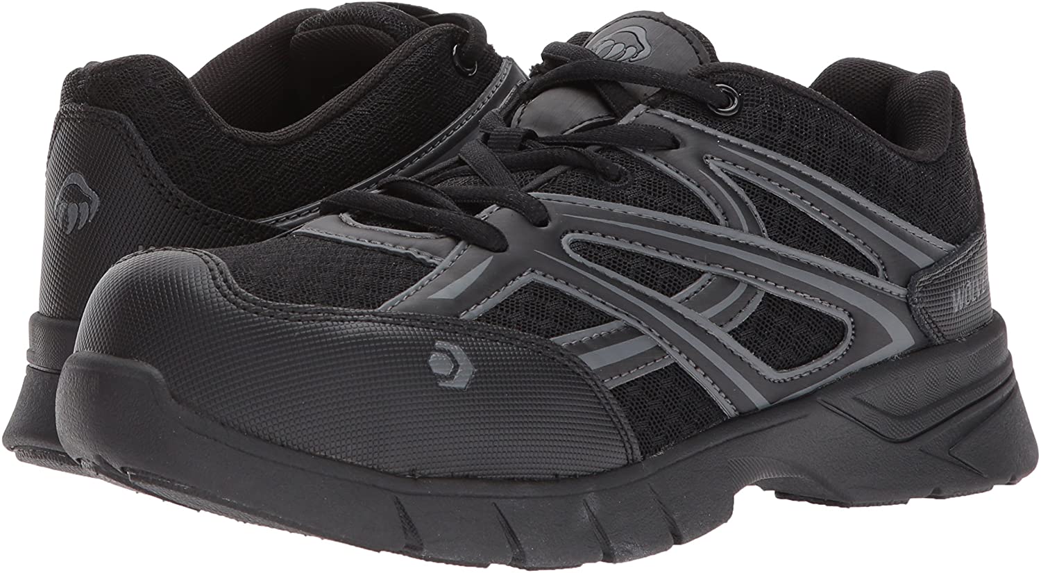 WOLVERINE Women's Jetstream Athletic Composite Toe Work Shoe, Black