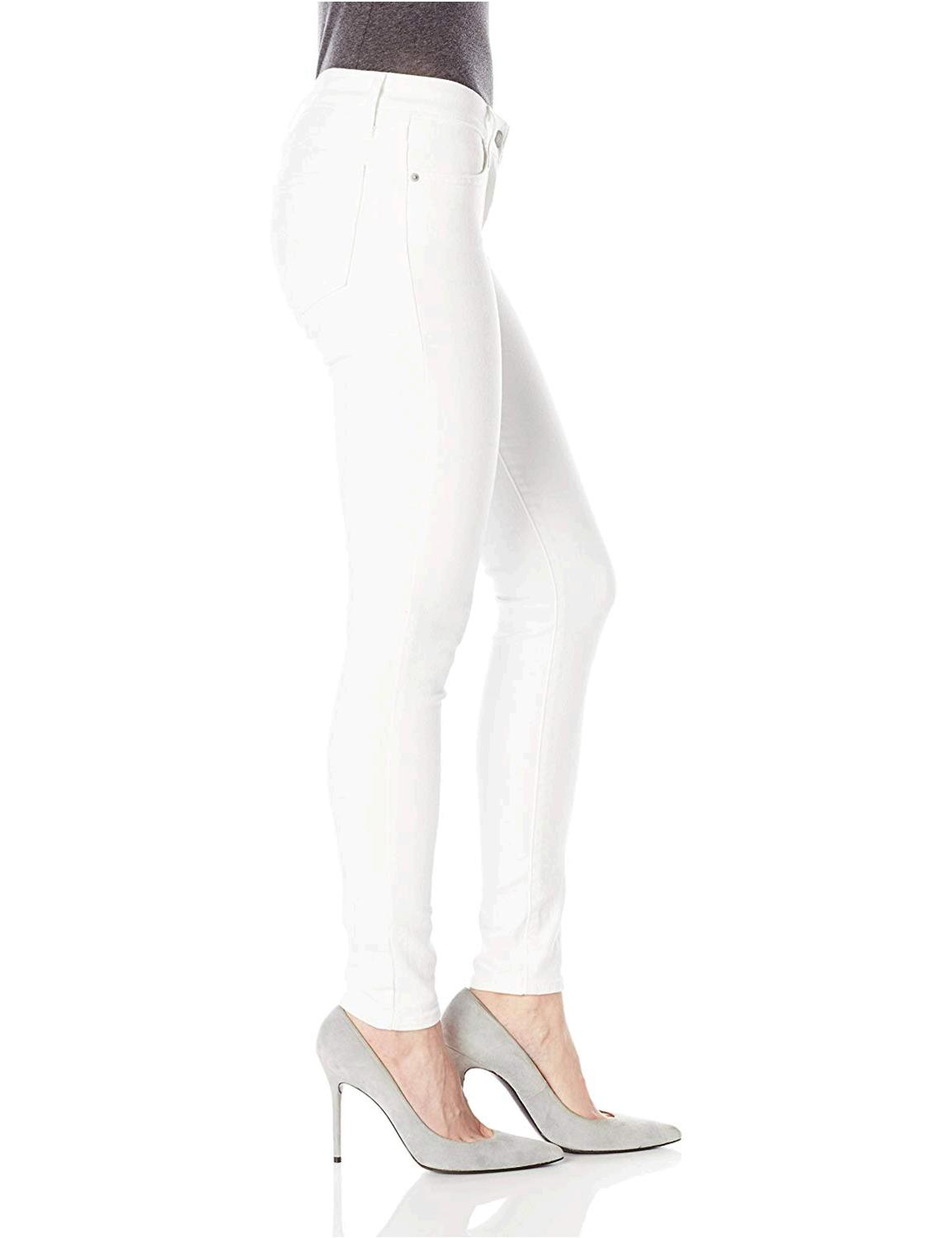 levi's 711 white jeans