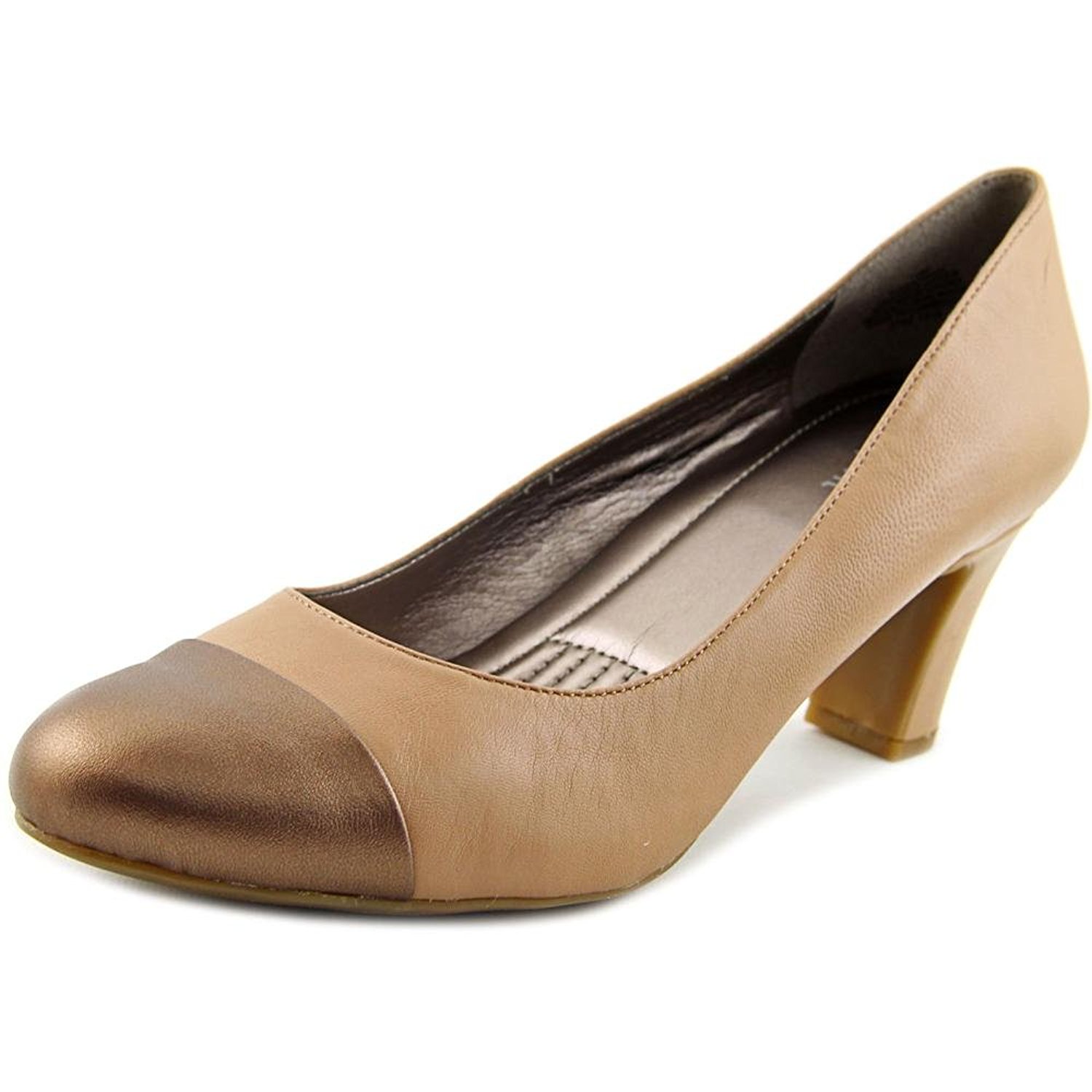 Easy Spirit Womens Raphel Leather Cap Toe Classic Pumps MYA/LTCO Size 7.0 Easy Spirit Womens Raphel Leather Cap Toe Classic Pumps MYA/LTCO Size 7.0