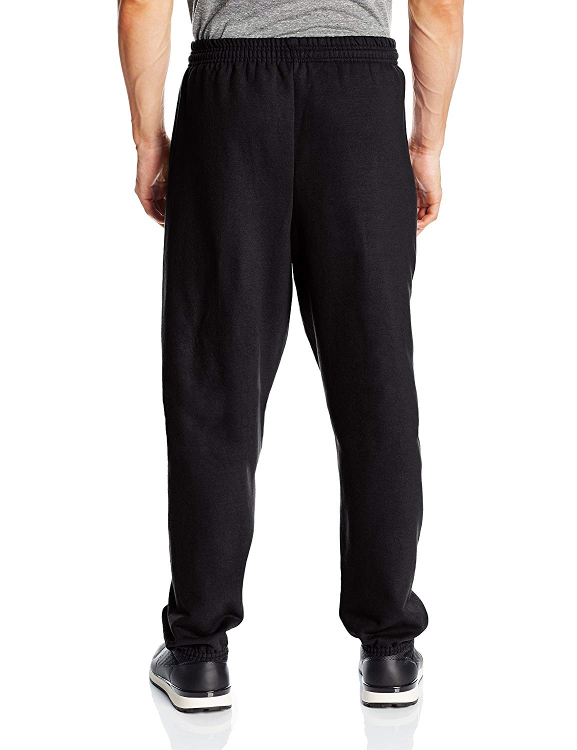 black nike tech trousers