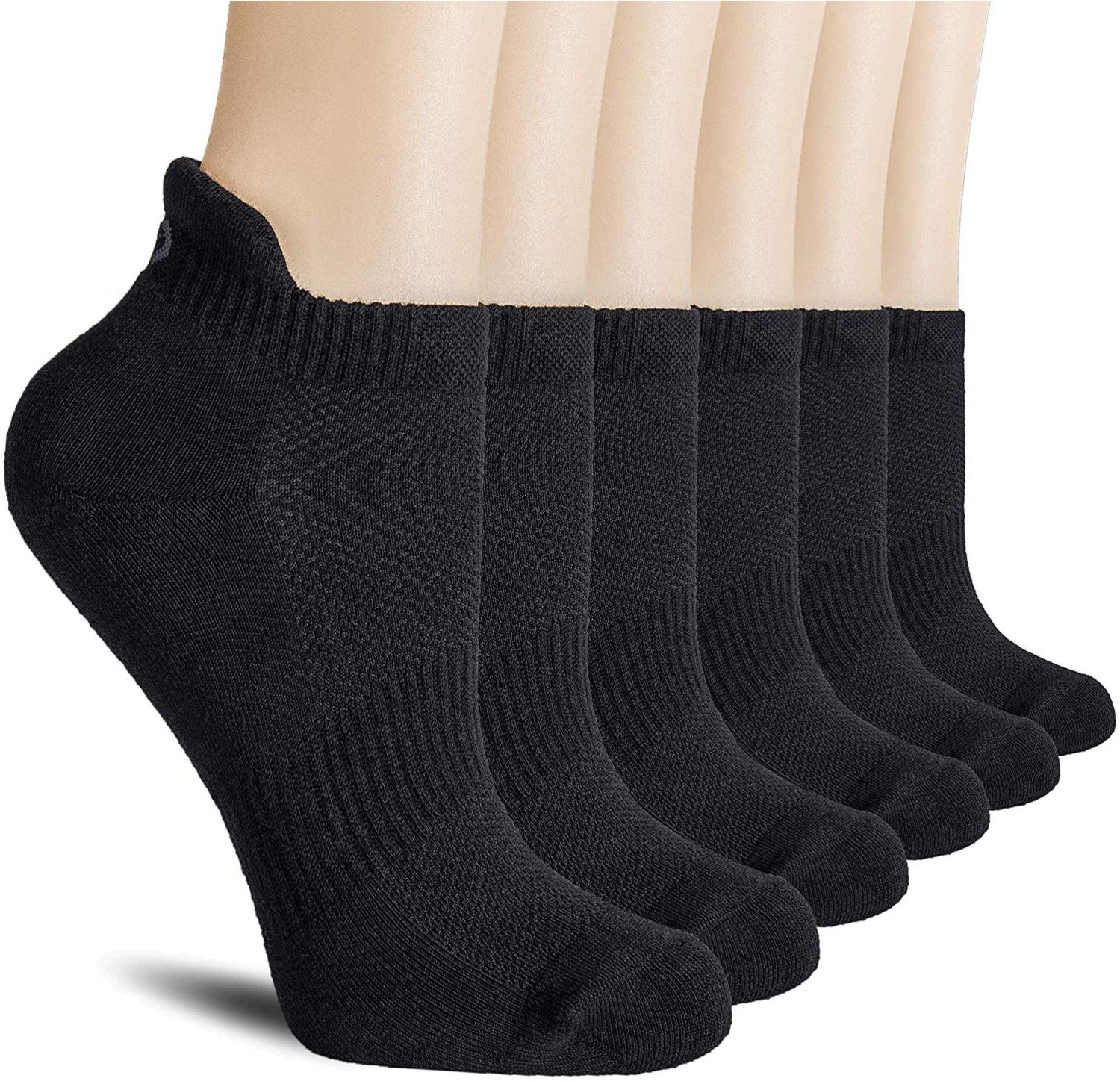 CelerSport Ankle Athletic Running Socks Low Cut Sport Tab, Black, Size Medium Xt eBay