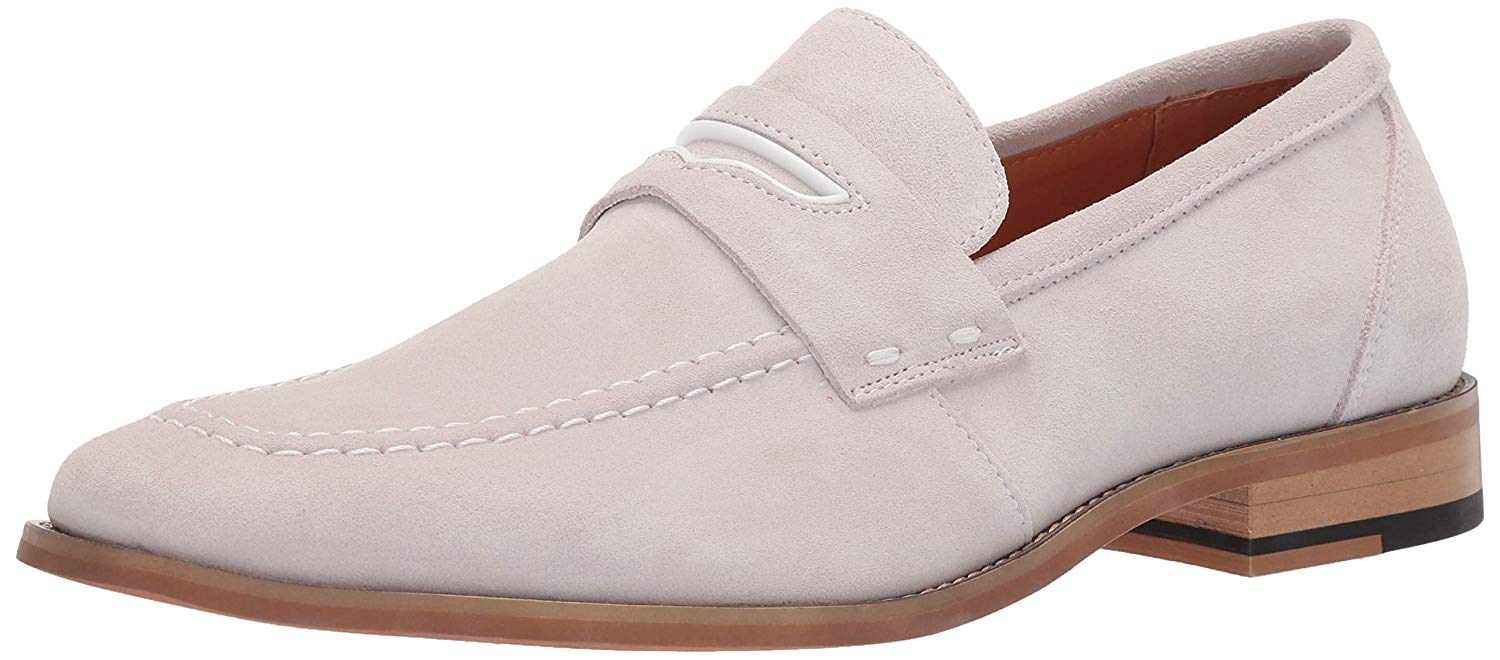 Stacy Adams Mens colfax Suede Closed Toe Slip On Shoes