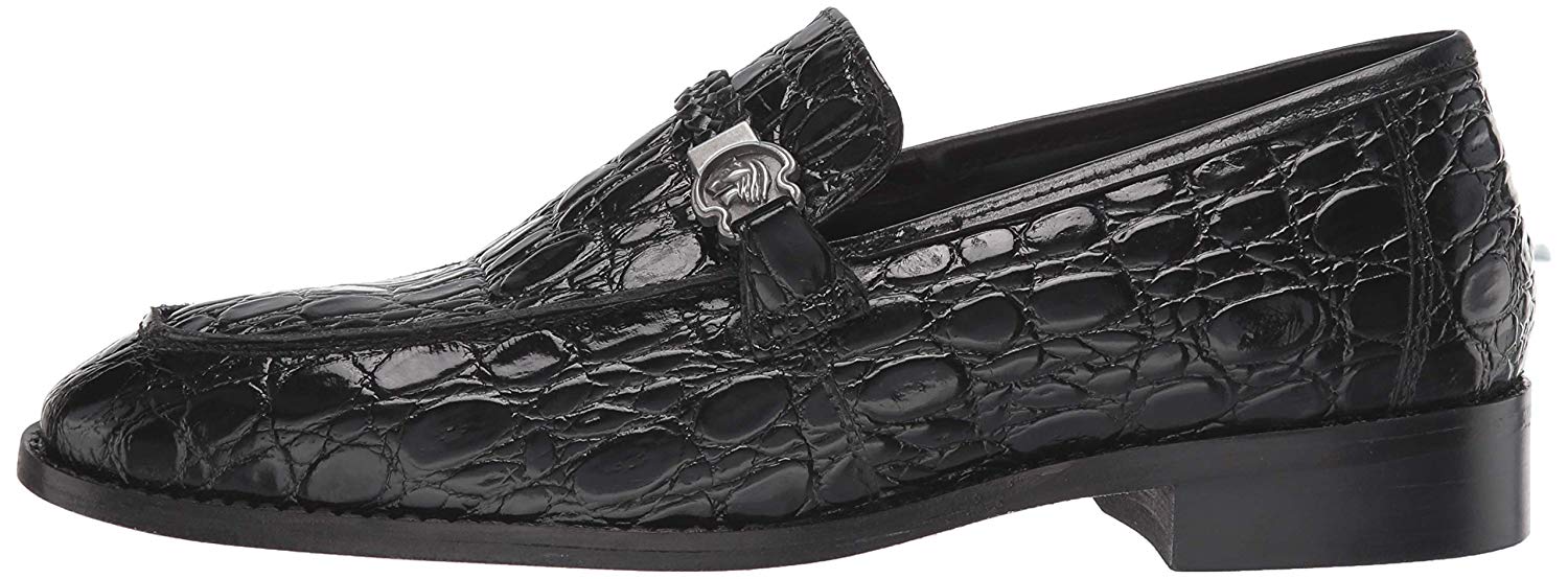 STACY ADAMS Men�s Bellucci Bit Slipon Loafer, Black, Size