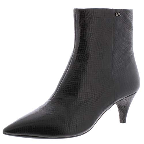 michael michael kors blaine leather ankle boot