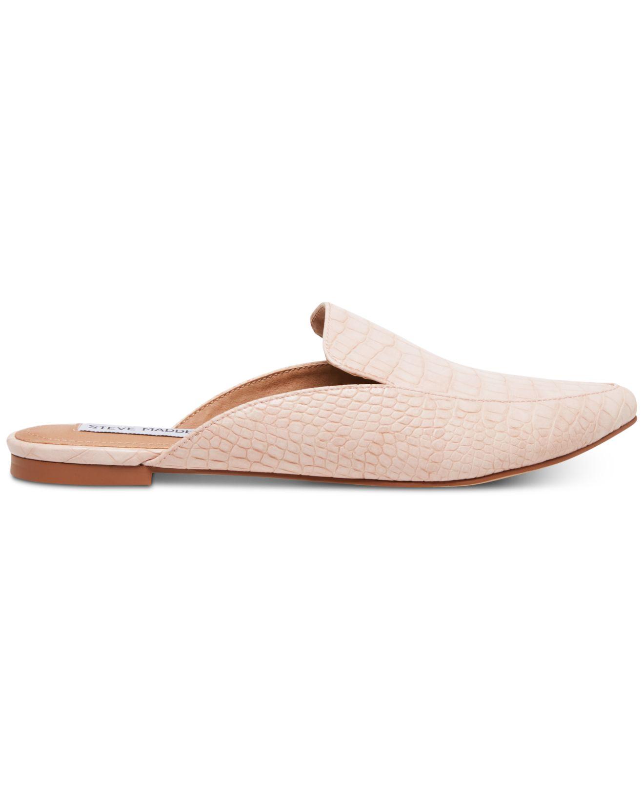 steve madden pink mules