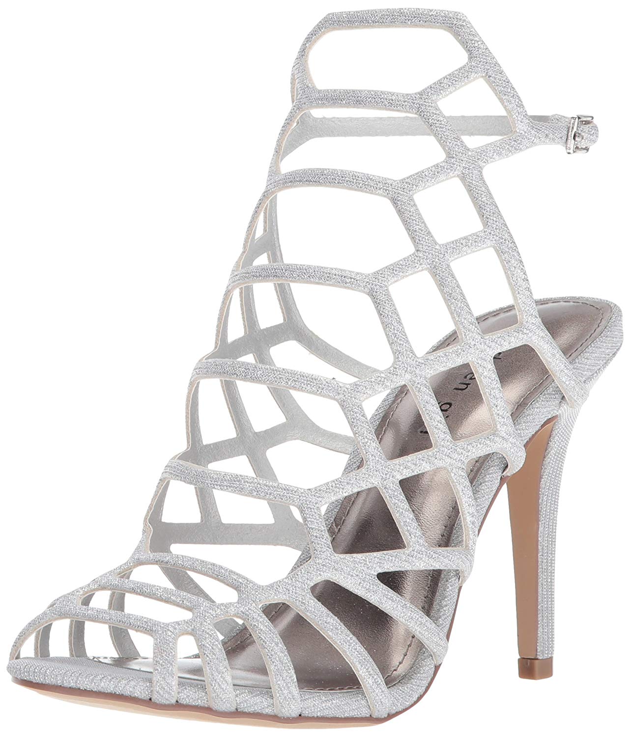 nude peep toe ankle strap
