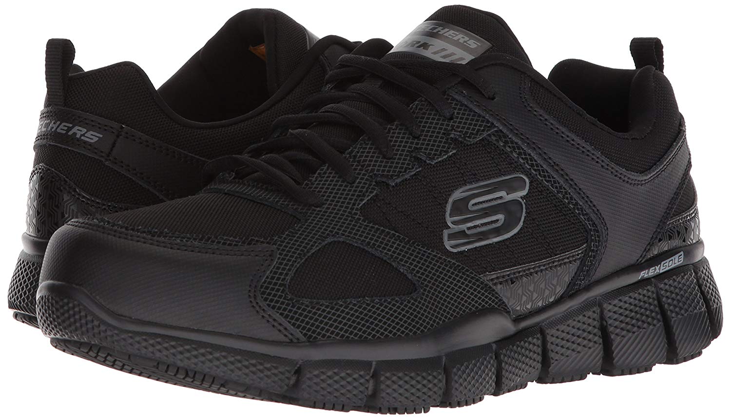 Skechers Men's Telfin-sanphet Industrial Shoe, Black, Size 11.0 AlfA US ...