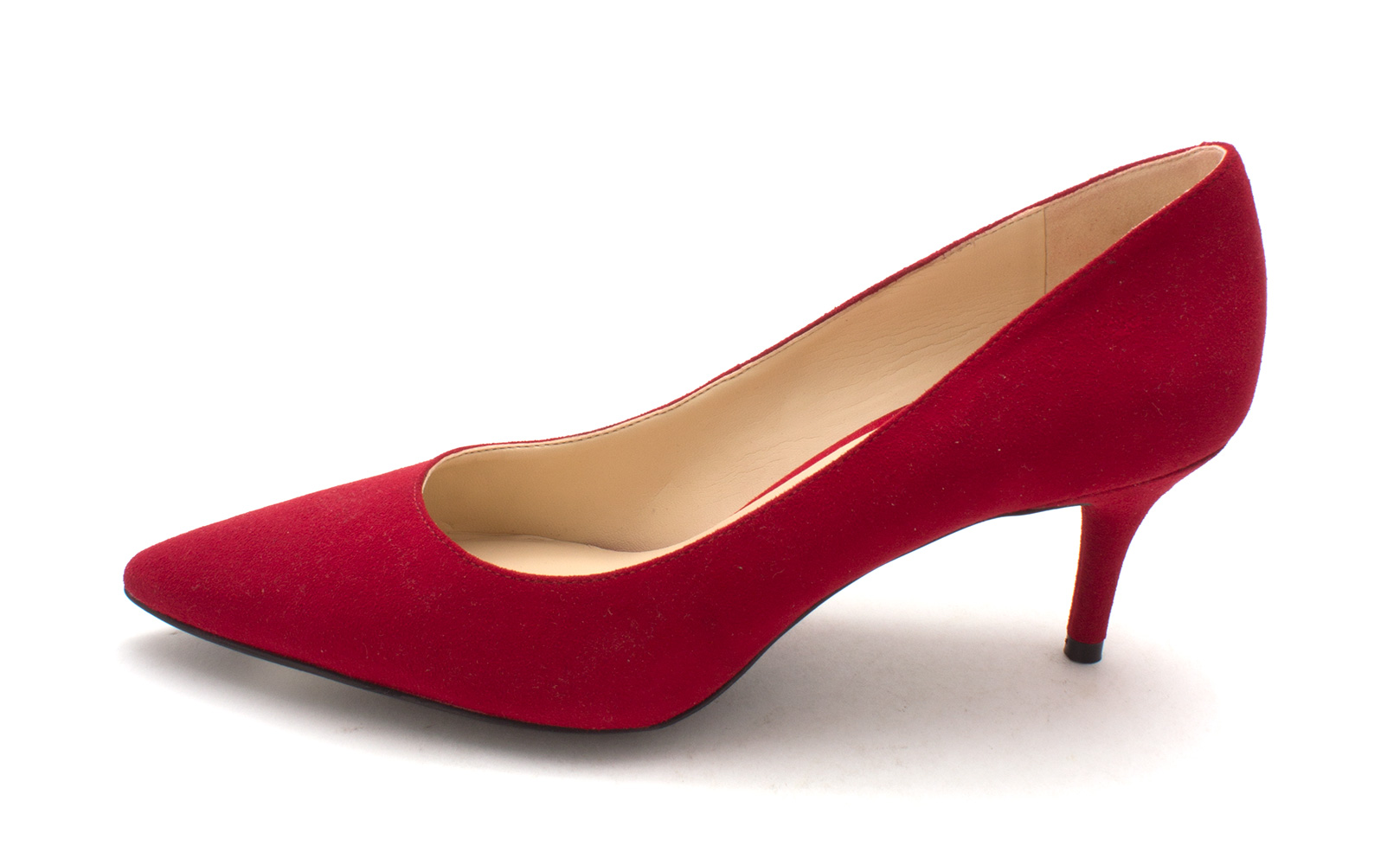 Nine West Womens Margot Suede Pointed Toe Classic Pumps Red Suede Size 5.0 Nine West Womens Margot Suede Pointed Toe Classic Pumps Red Suede Size 5.0