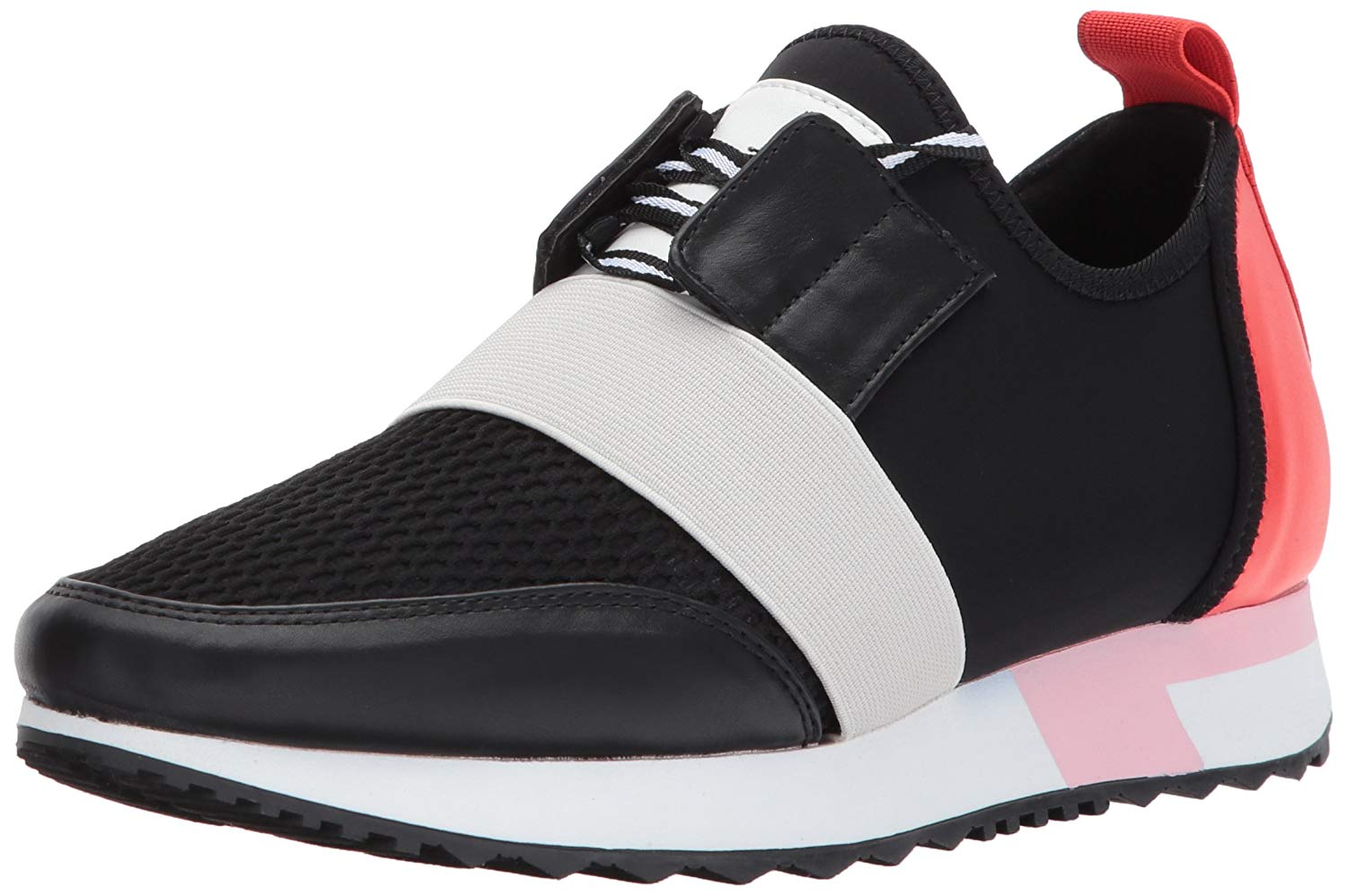 steve madden black sneakers with laces