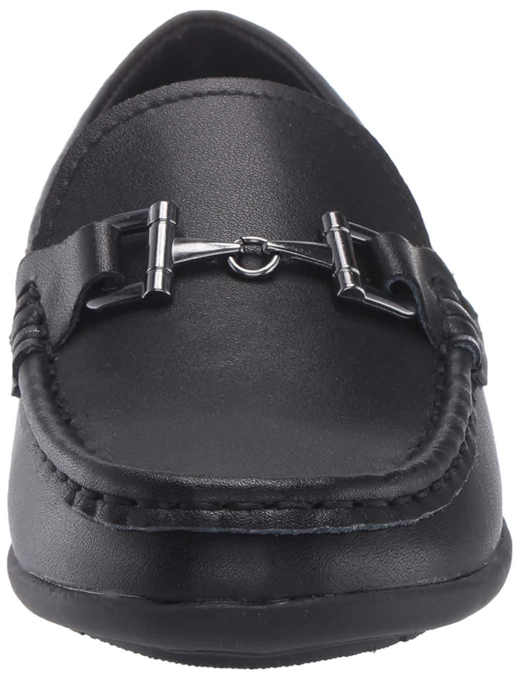 Steve Madden Kids' Blange Loafer, Black Leather, Size 4.0 o754 ...