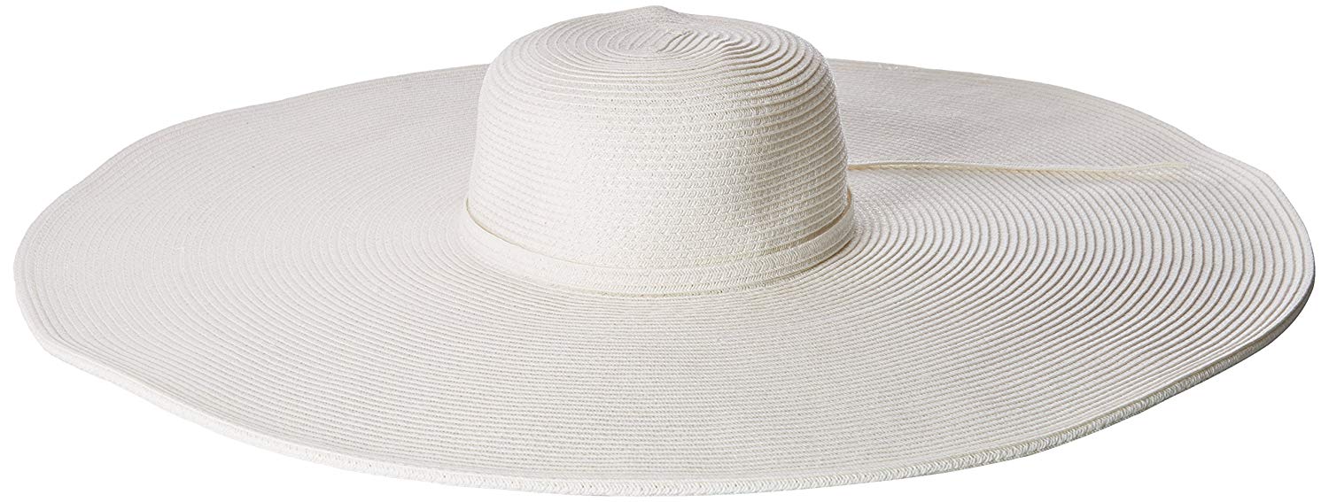 San Diego Hat Company Women's Ultrabraid Extra Large Brim, White, Size