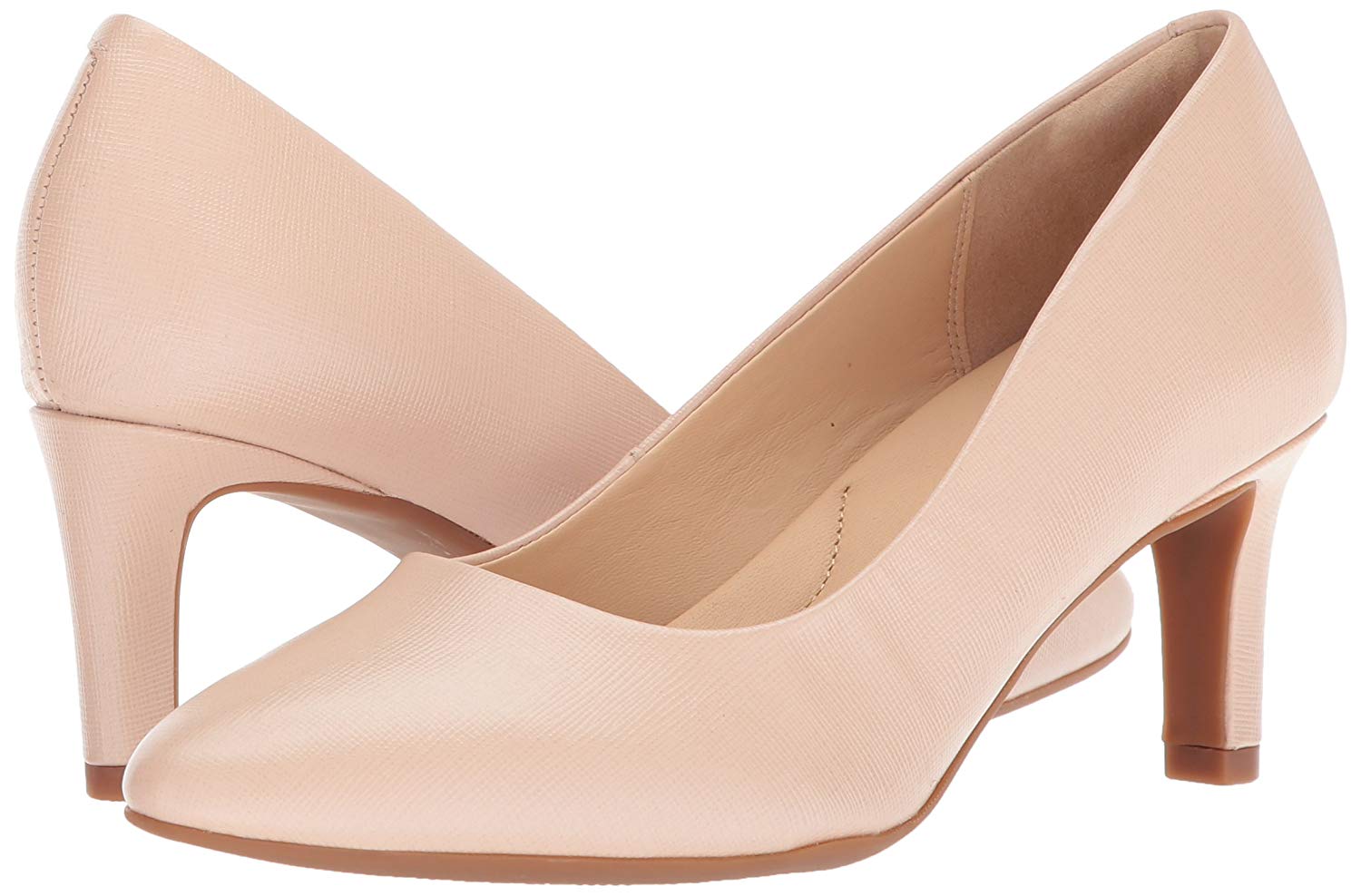 clarks pumps rose