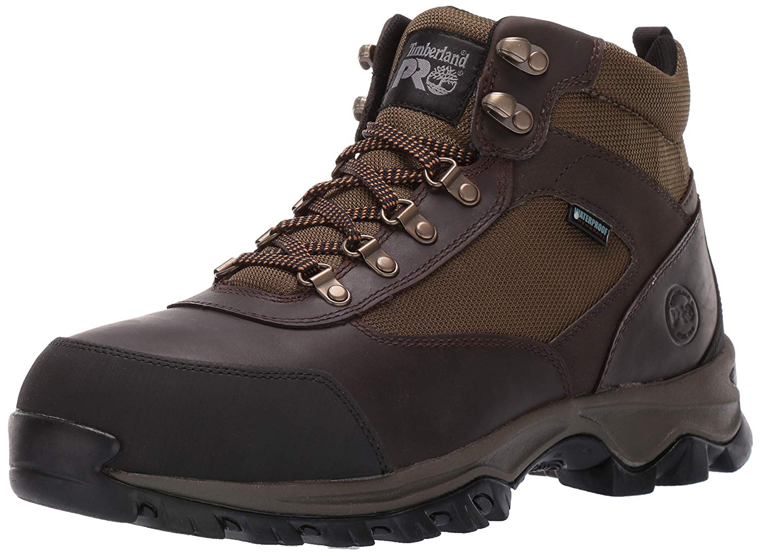 Timberland PRO Men's Keele Ridge Steel Toe Waterproof, Brown, Size 7.5 ...