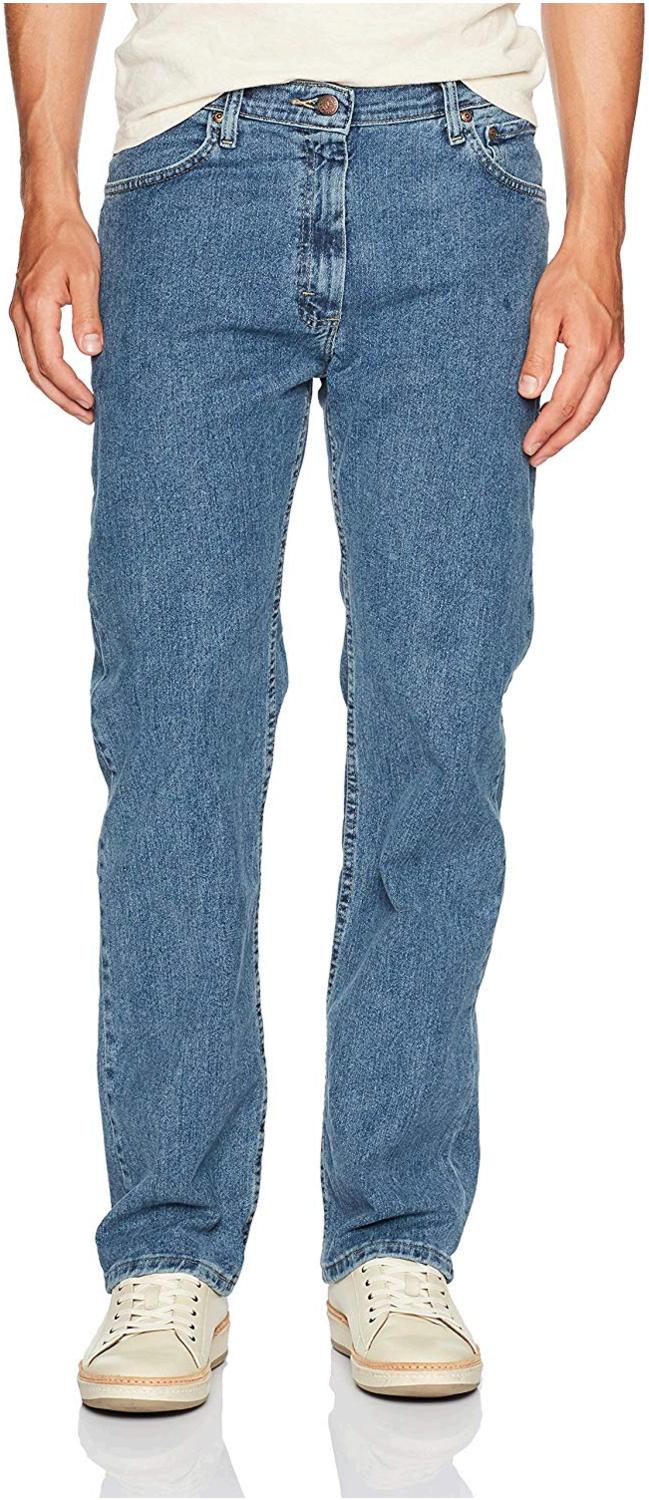 wrangler men's relaxed fit comfort flex waist jean