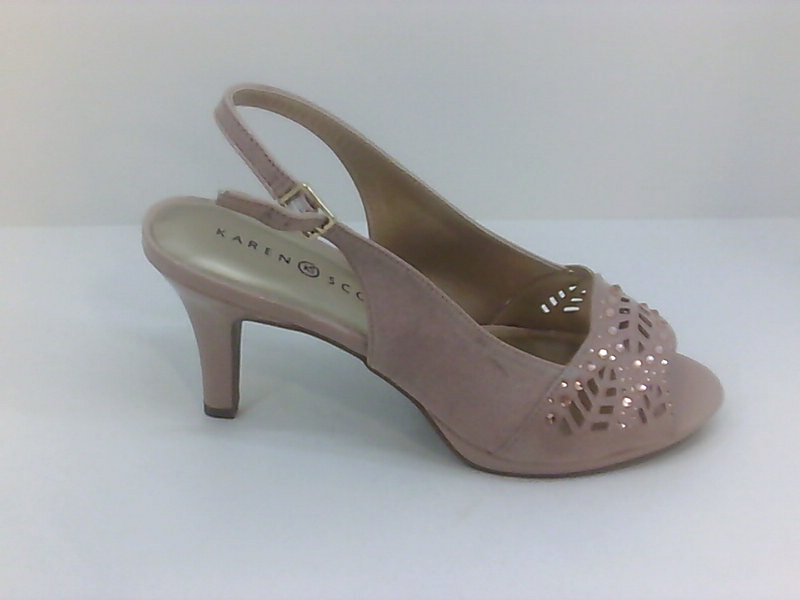 Karen Scott Women's Shoes Heels & Pumps QMJ, Pink, Size 8