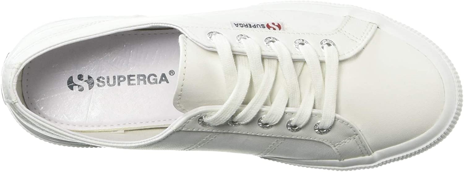 superga nappaleau white platform