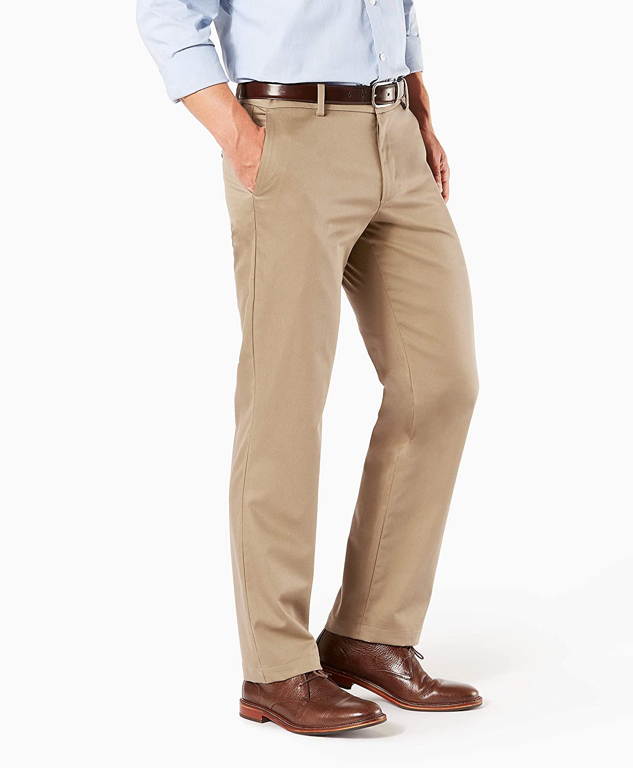 Dockers Signature Lux Cotton Stretch Khaki Pants Collection - Macy's