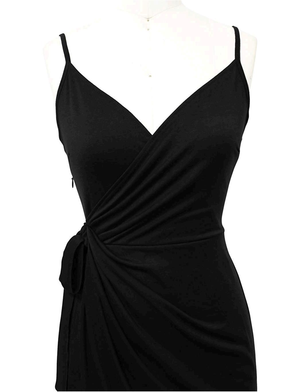 Berydress Womens Vintage Spaghetti Strap Semi Formal Dresses Black