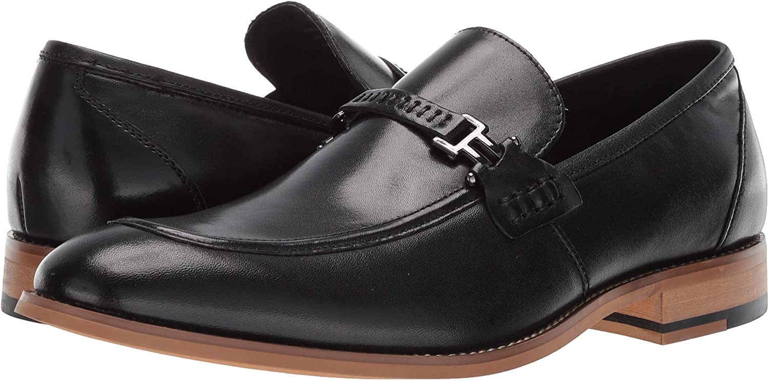 Stacy Adams Men's Shoes Duval Leather Slip On Dress Oxfords, Black ...