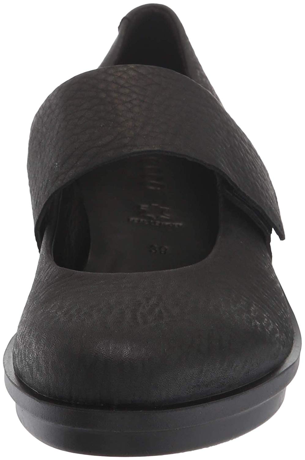 ECCO Womens Skyler NuBuck Closed Toe Mary Jane Flats, Black, Size 8.0 ...