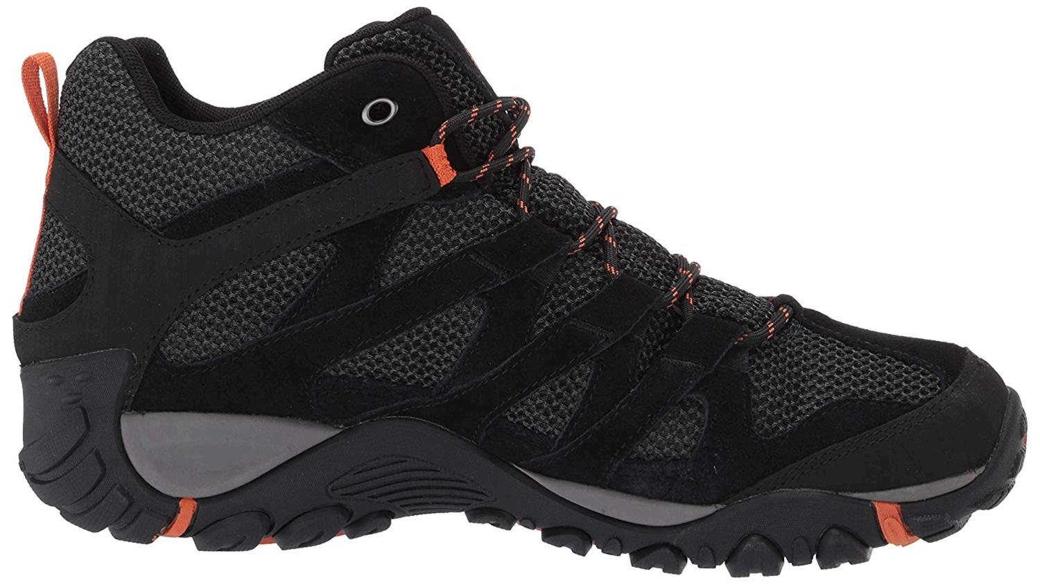 Merrell Men's Alverstone Mid Waterproof Hiking Shoe, Black, Size 12.0 ...