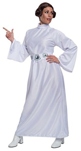Rubie's Star Wars A New Hope Deluxe Princess Leia, White, Size One Size ...