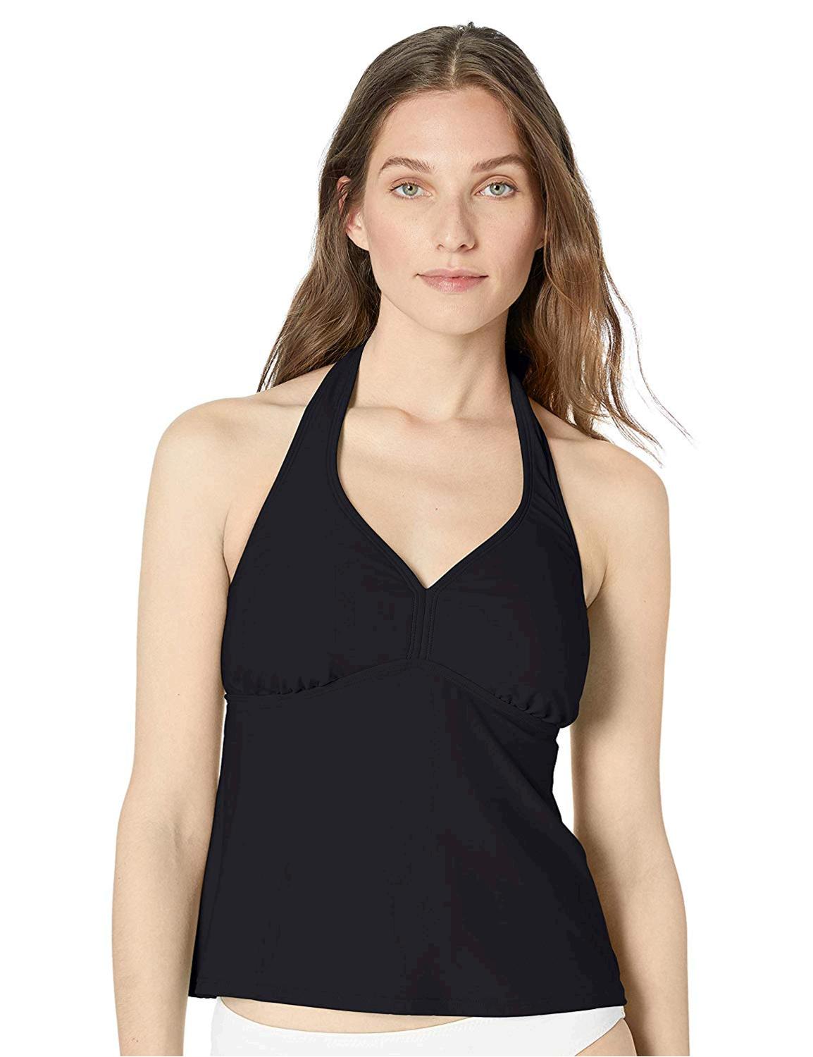 black tankini bathing suit