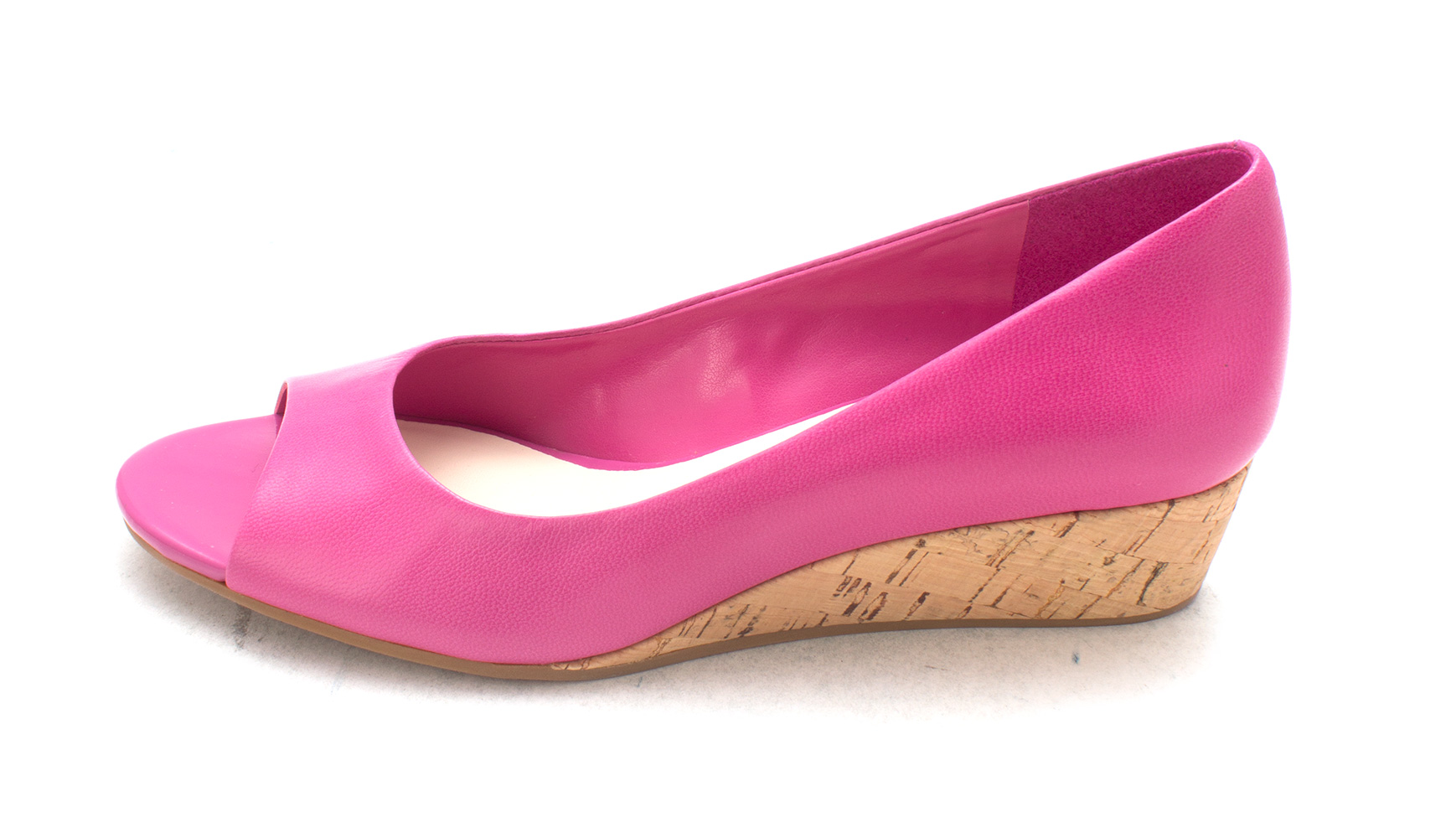 Cole Haan Womens Adelisasam Open Toe Wedge Pumps Purple Size 6.0 Cole Haan Womens Adelisasam Open Toe Wedge Pumps Purple Size 6.0